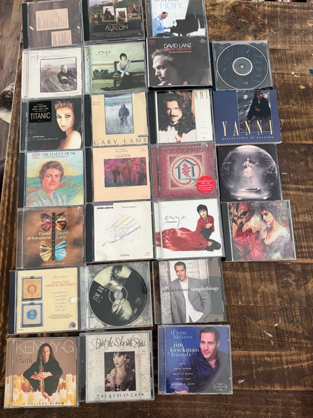 Lot of Mixed New Age / Easy Listening CDs - celine Dion, enya, kenny g yanni